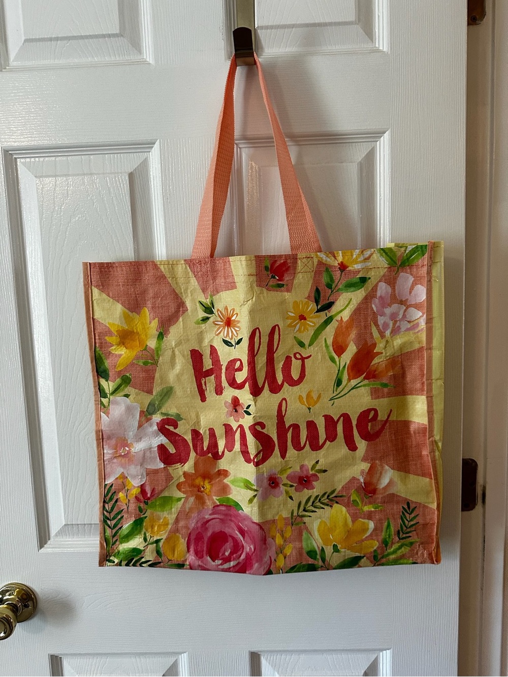 Hello sunshine tote bag